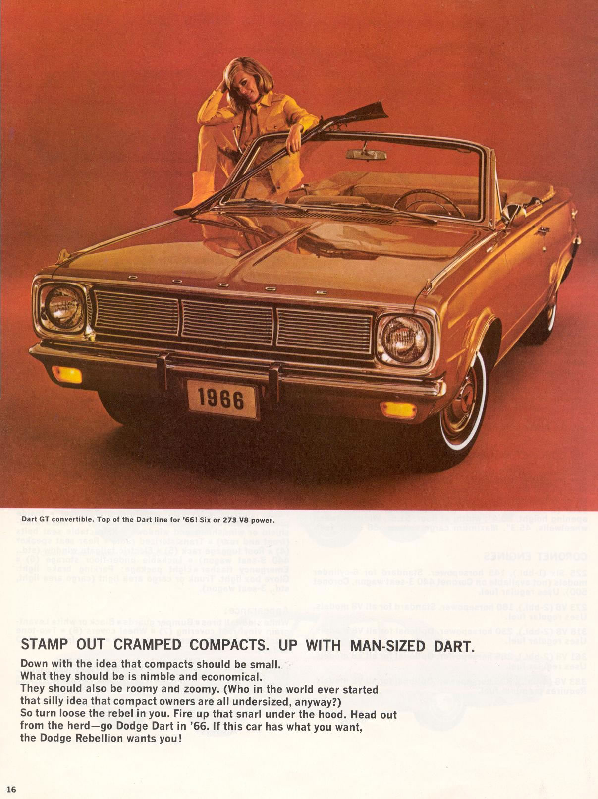 1966 Dodge Brochure Page 15